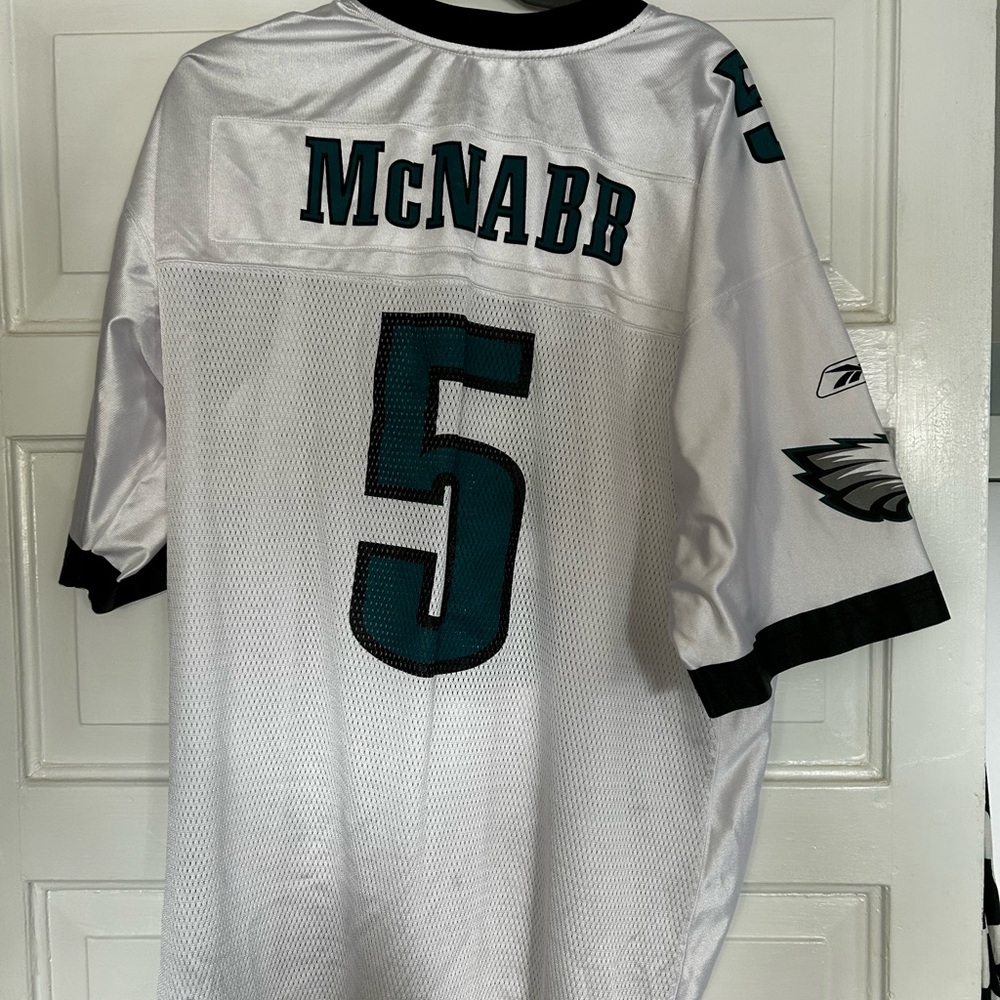 EAGLES Reebok White and Black Men's Shirt